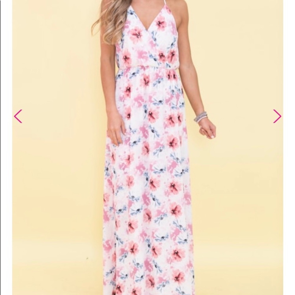Brand new with tags floral maxi dress never worn